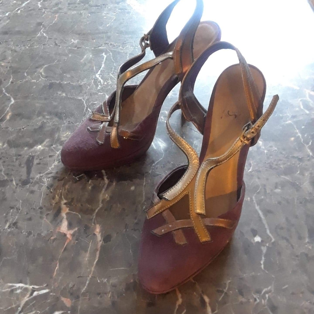 Purple Carlos Santana Cosmic Heels- 9 1/2